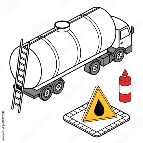oil tanker truck