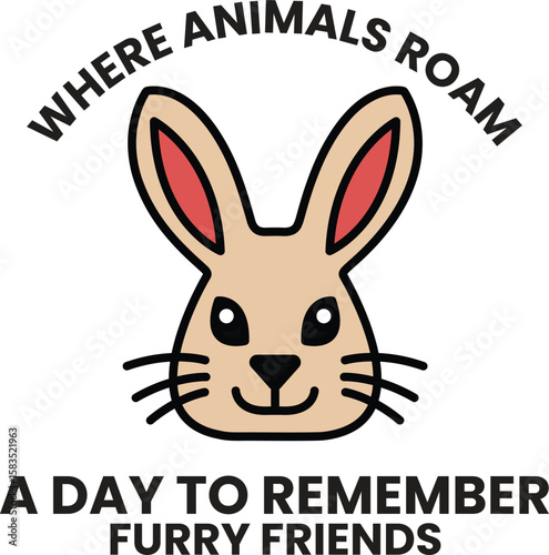 A rabbit is the main subject of the image