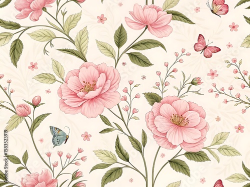 Charming floral pattern