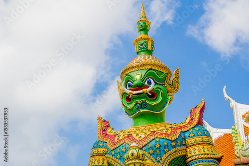 Wat Arun temple, one of landmark Chao Phraya river in Bangkok Thailand