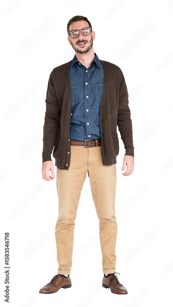 Fototapeta premium Business man png, transparent background