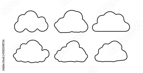 Weather icons. Weather forecast icon set. rainbow, cloud and rain icon. Victor illustration eps 10