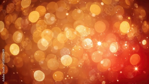 Colorful lighting effects on a defocused, blurry backdrop