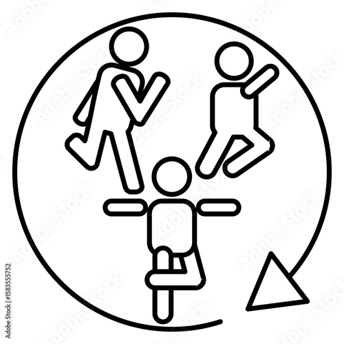 Movement Outline Icon