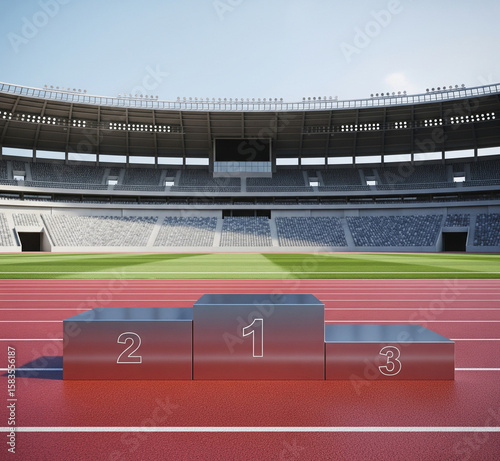 podium in stadium