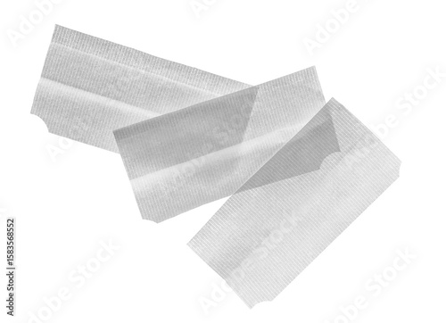 rolling paper flying, isolated on white background, clipping path