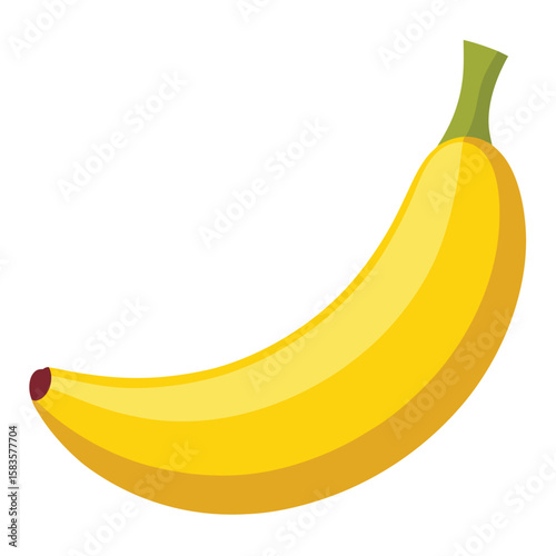 banana isolated on white background