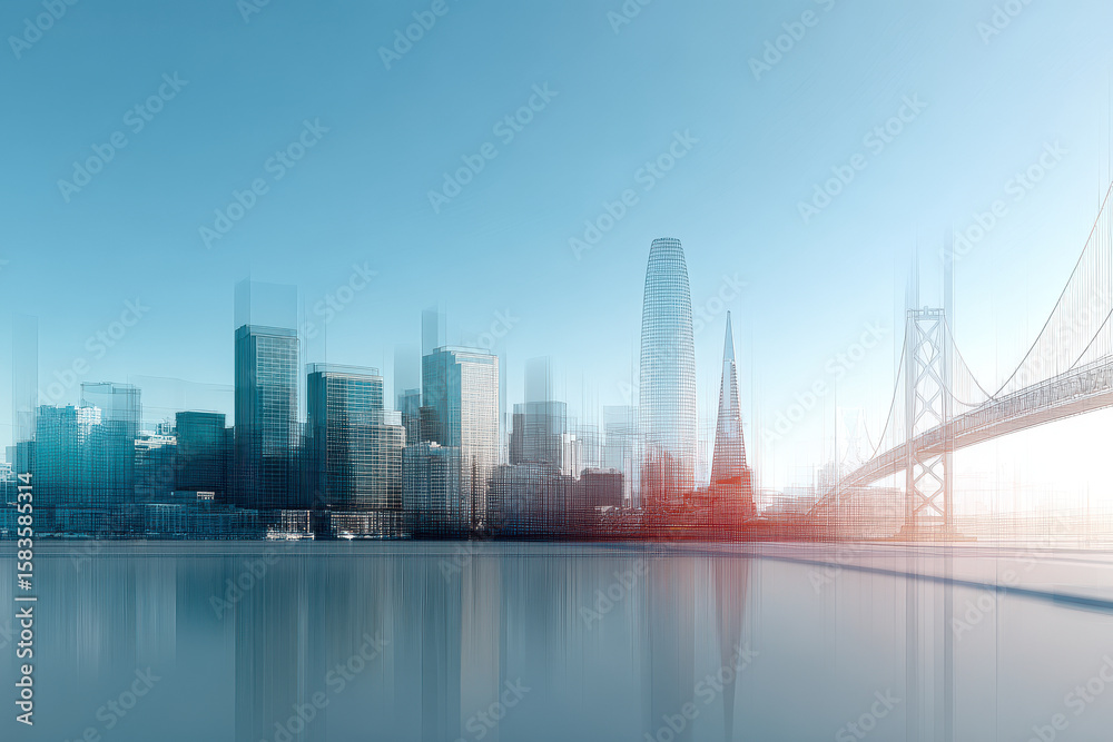 Obraz premium create visually captivating background for website homepage that features ultrathin lines artistically stylizing