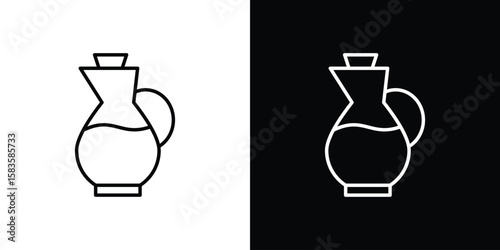 Vinegar icon editable concept. editable vector stroke symbols