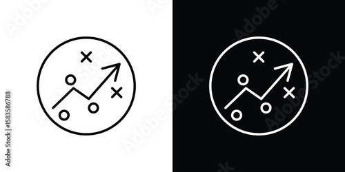 Tactical icon editable concept. editable vector stroke symbols