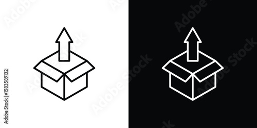 Product release icon editable concept. editable vector stroke symbols