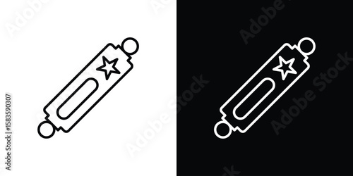 Mezuzah icon editable concept. editable vector stroke symbols