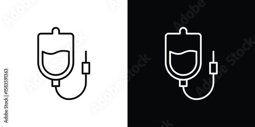 Intravenous icon editable concept. editable vector stroke symbols