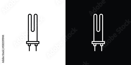 Heating element icon editable concept. editable vector stroke symbols