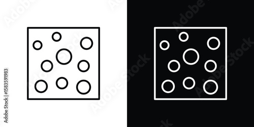 Heat Map icon editable concept. editable vector stroke symbols