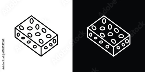 Halva icon editable concept. editable vector stroke symbols