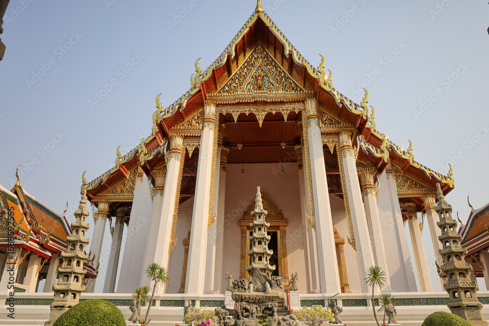 Naklejka premium wat phra kaew bangkok thailand
