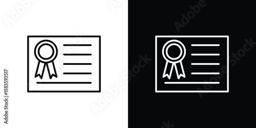 Diploma icon editable concept. editable vector stroke symbols