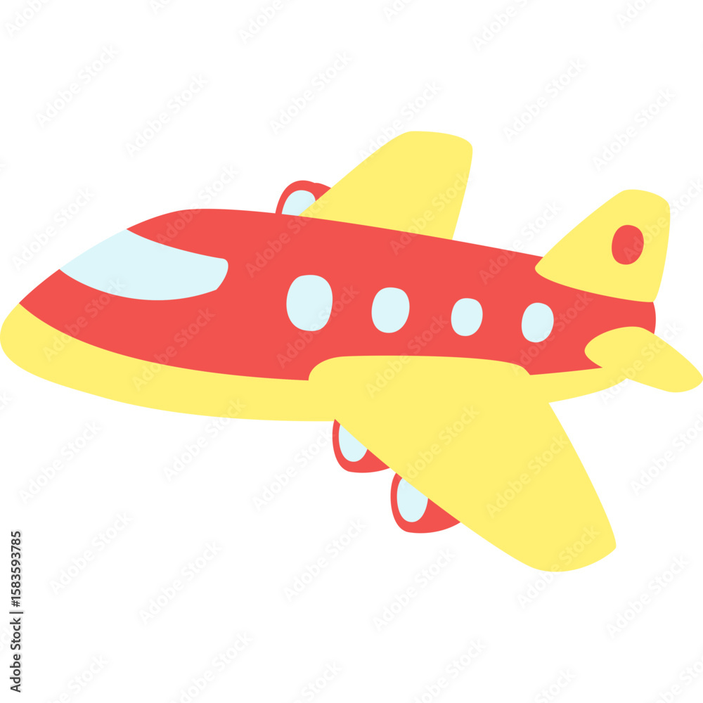 Fototapeta premium Airplane Flying