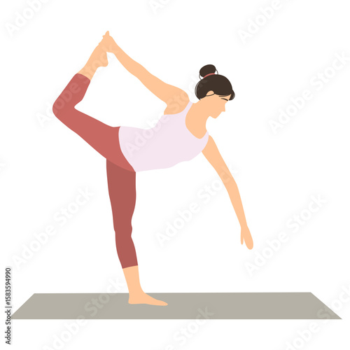 Dancer Pose (Natarajasana) or Dancer Pose (Natarajasana)