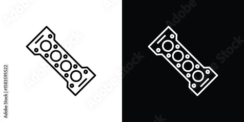 Car gasket icon editable concept. editable vector stroke symbols