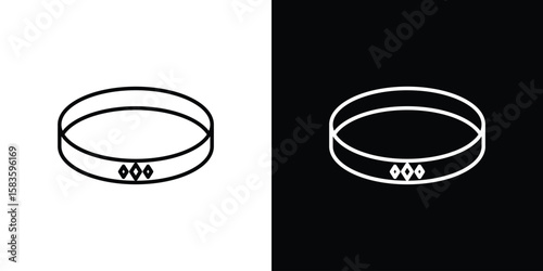 Bracelet icon editable concept. editable vector stroke symbols