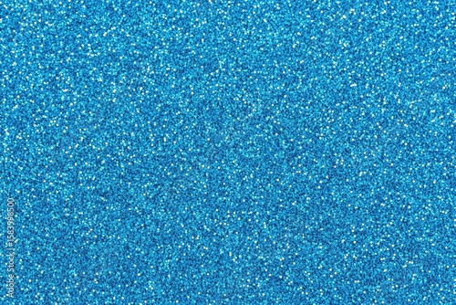 Shiny Light Blue Glitter Texture Background, Sparkly, Detailed Pattern, Holiday Backdrop