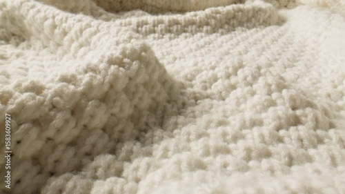 A CloseUp of a Button on a Cozy and Inviting Textile Material with Unique Patterns