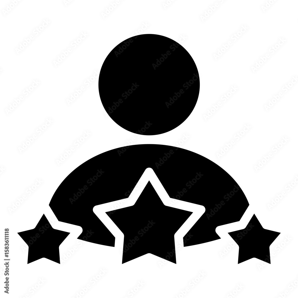 Fototapeta premium Review Icon