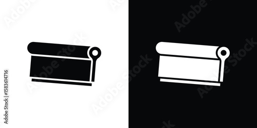Print screen icon. Simple high quality pictogram. Modern solid style