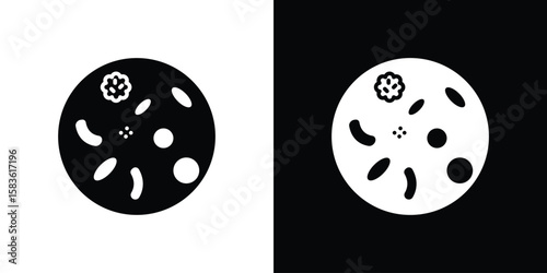 Leukemia icon. Simple high quality pictogram. Modern solid style