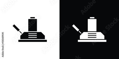 Floor sanding machine icon. Simple high quality pictogram. Modern solid style