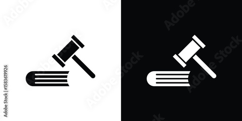 employment law icon. Simple high quality pictogram. Modern solid style
