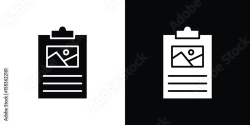 Content icon. Simple high quality pictogram. Modern solid style