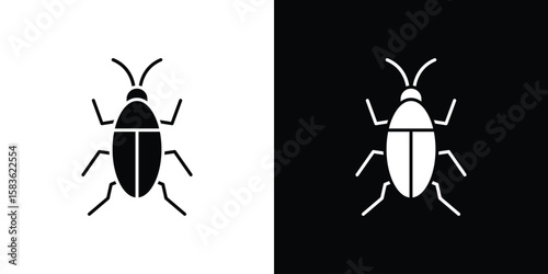 Cockroach icon. Simple high quality pictogram. Modern solid style