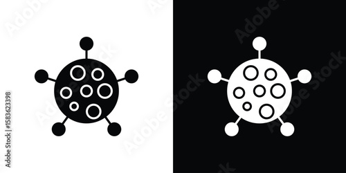 Cancer icon. Simple high quality pictogram. Modern solid style