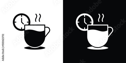 Break icon. Simple high quality pictogram. Modern solid style