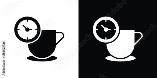 Break icon. Simple high quality pictogram. Modern solid style