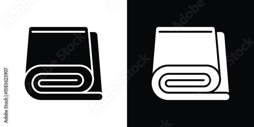blanket icon. Simple high quality pictogram. Modern solid style