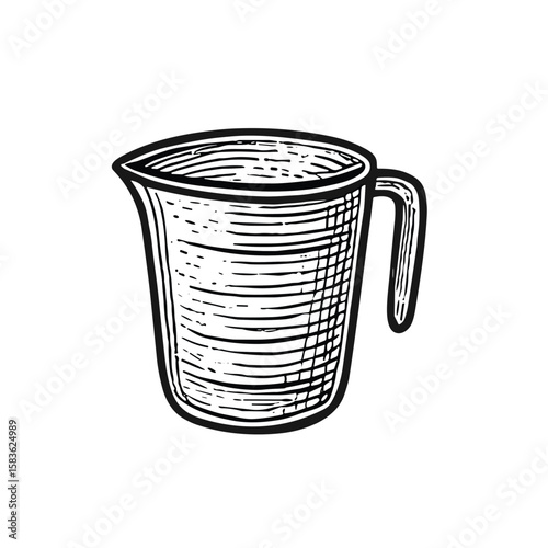 Measuring Cup handdrawn vector