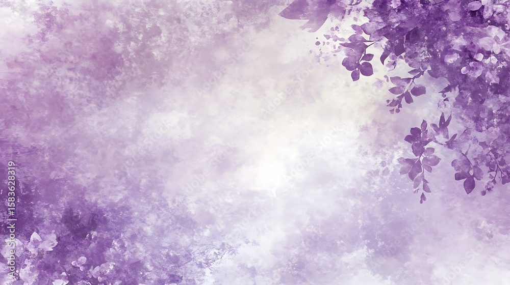 Pastel purple floral background Pastel purple floral background