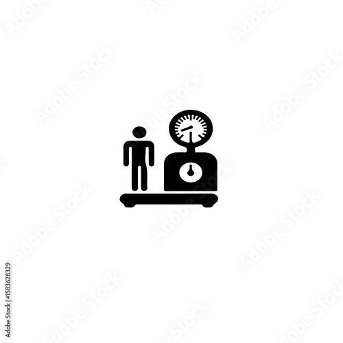 Vector illustration of a businessman holding a light bulb, symbolizing a new idea or a technological concept