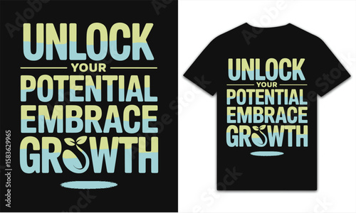 Growth and Success Concept Typography for Merchandise23