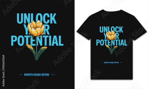 Growth and Success Concept Typography for Merchandise21