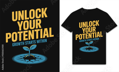 Growth and Success Concept Typography for Merchandise18