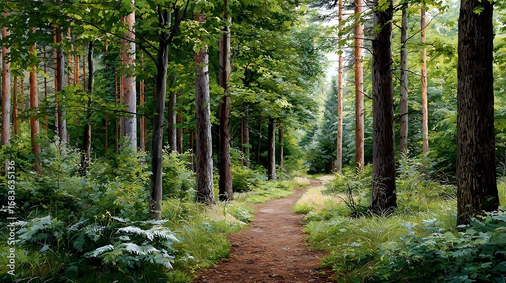 Fototapeta premium path in the forest