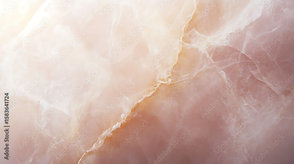Fototapeta premium Peachy-pink marble texture