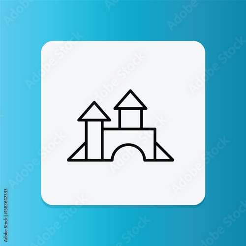 Castle icon representing base, structure, or defense in board games.