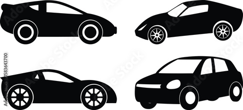 Flat Car Icons Pack for Designers