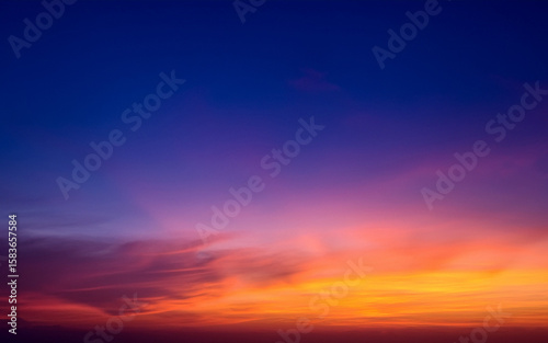 sunset sky, twilight sky